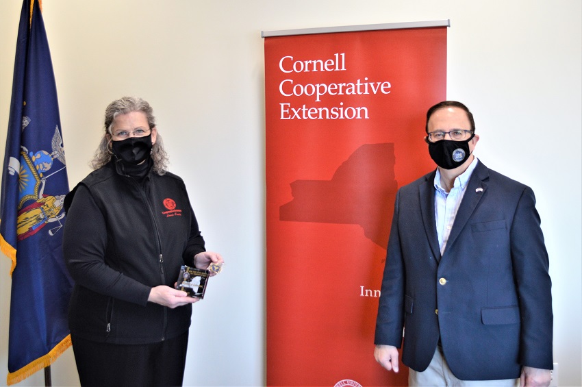 Griffo honors Ledoux with New York State Senate Commendation