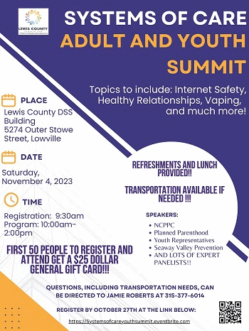A poster for a youth summit

Description automatically generated