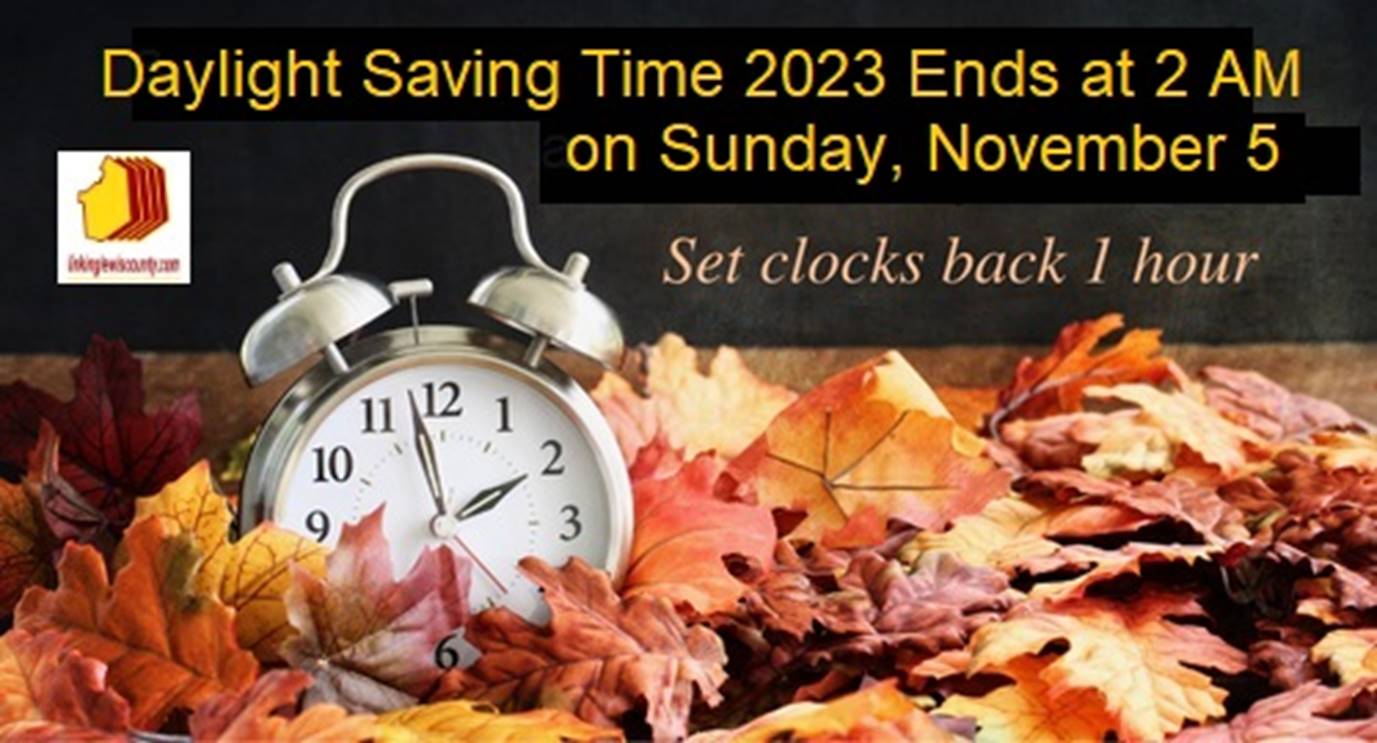 A clock on a pile of leaves

Description automatically generated