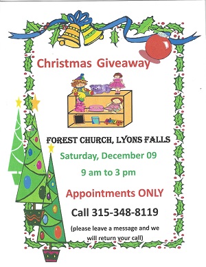 A poster for a christmas giveaway

Description automatically generated