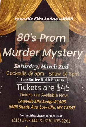 A poster for a mystery event

Description automatically generated