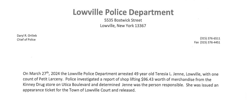 A close-up of a police department

Description automatically generated