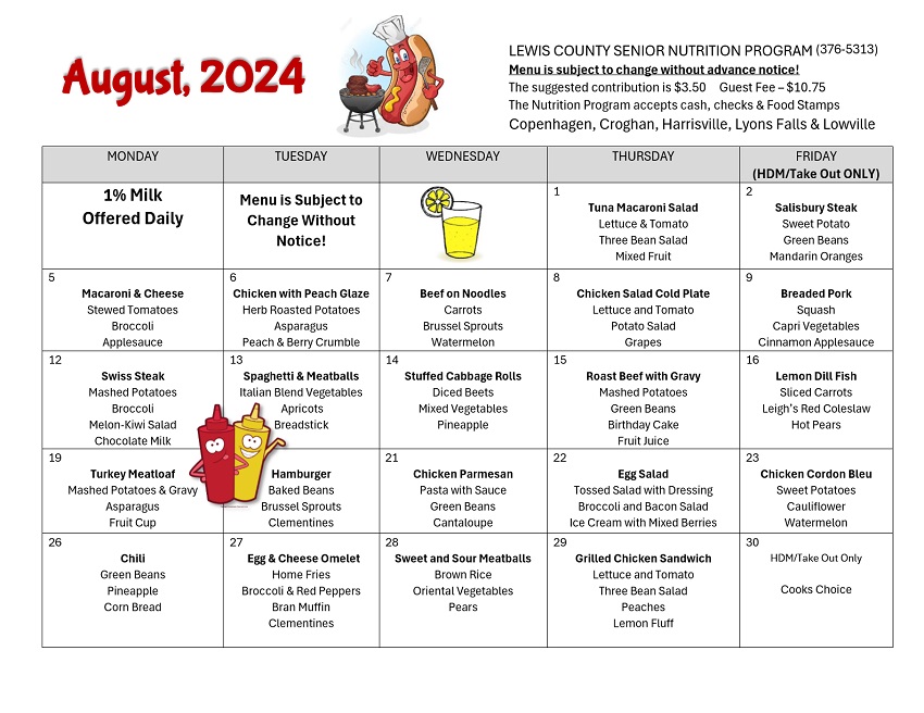 A calendar with food and drinks

Description automatically generated