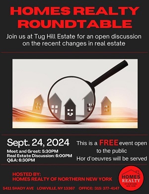 A poster for a real estate event

Description automatically generated