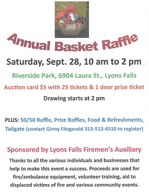A basket raffle flyer with text

Description automatically generated