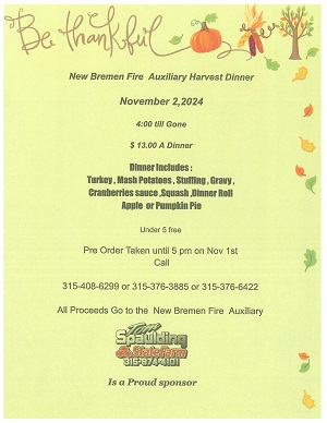 A menu of a thanksgiving dinner

Description automatically generated