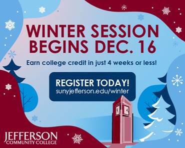 A poster for a college session

Description automatically generated
