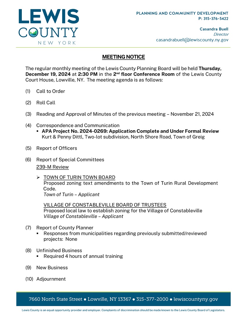 A close-up of a meeting notice

Description automatically generated