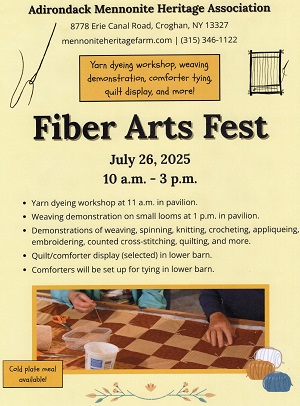 A flyer for a fiber arts fest

AI-generated content may be incorrect.