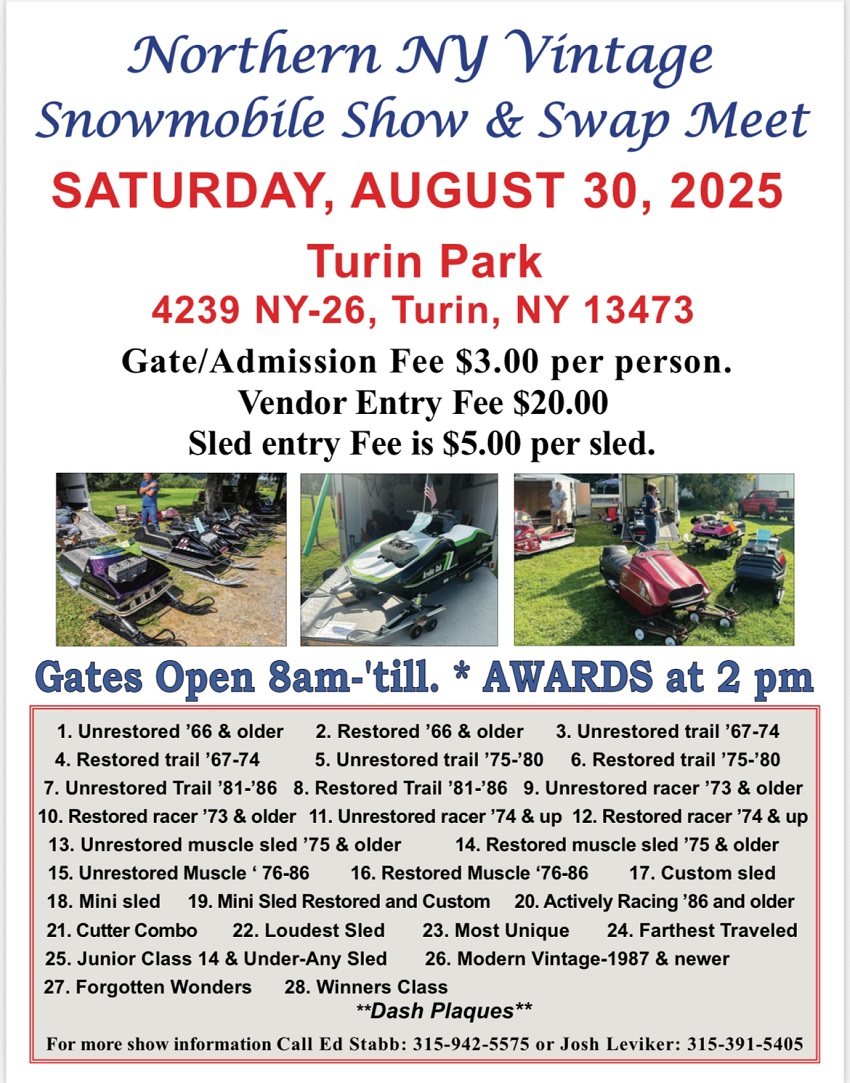 A poster for a snowmobile show

AI-generated content may be incorrect.