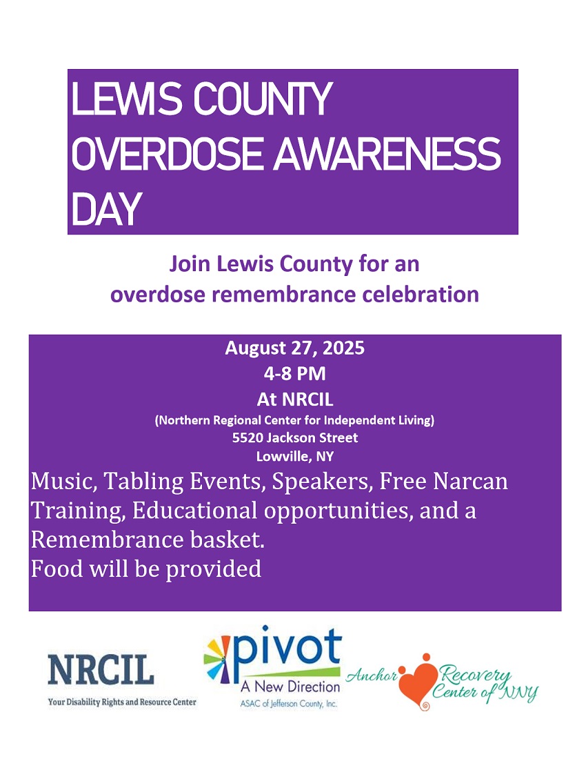 A poster for a drug overdose awareness day

AI-generated content may be incorrect.