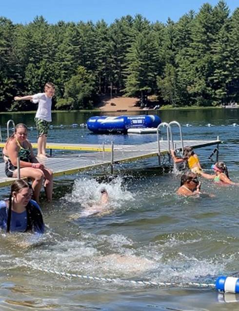 A group of people swimming in water

AI-generated content may be incorrect.