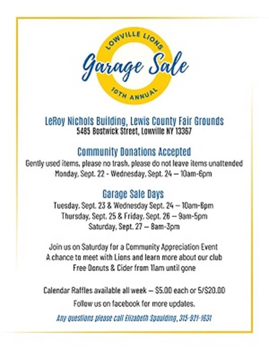 A poster for a garage sale

AI-generated content may be incorrect.