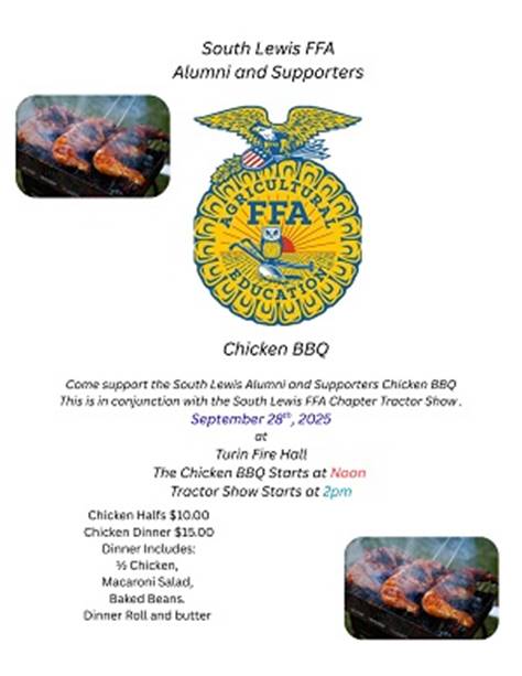 A flyer with a picture of a chicken

AI-generated content may be incorrect.