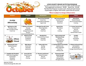 A calendar with a list of food items

AI-generated content may be incorrect.