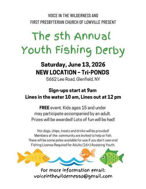 A poster for a fishing derby

AI-generated content may be incorrect.