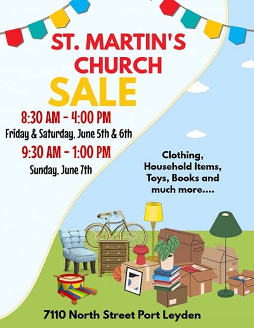 A poster for a church sale

AI-generated content may be incorrect.