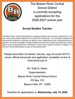A letter to teacher from beaver river central school

AI-generated content may be incorrect.