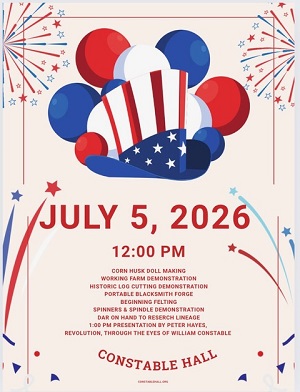 A poster with a hat and balloons

AI-generated content may be incorrect.