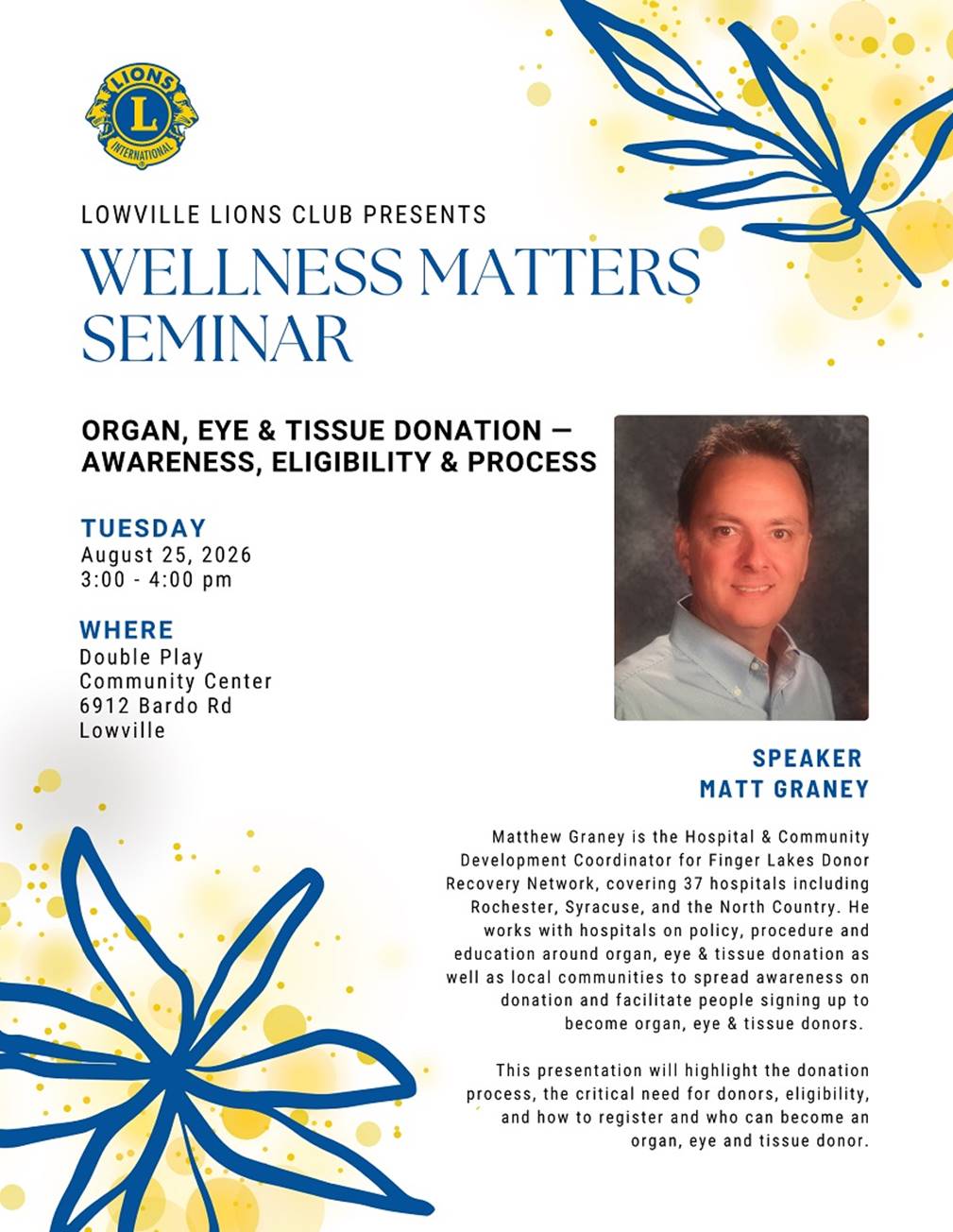 A flyer with a picture of a person

AI-generated content may be incorrect.