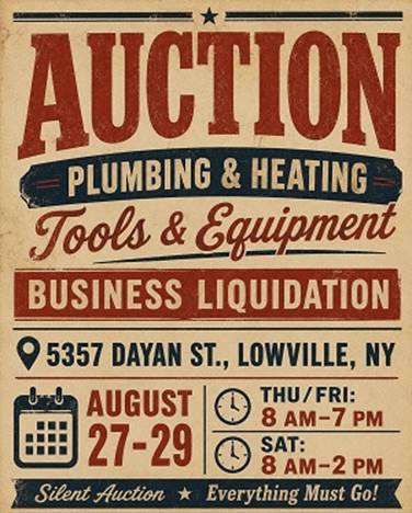 A poster for a auction

AI-generated content may be incorrect.