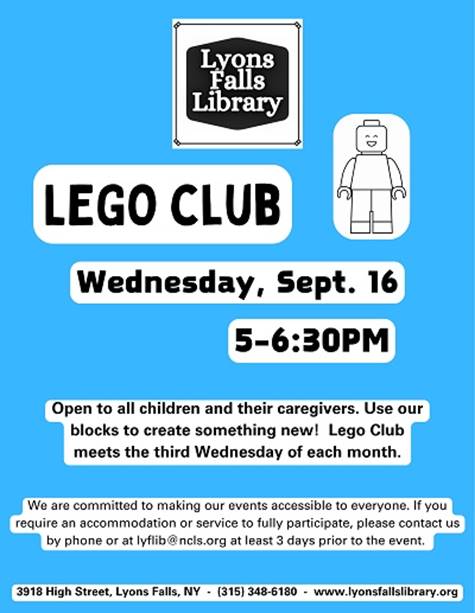 A poster for a lego club

AI-generated content may be incorrect.