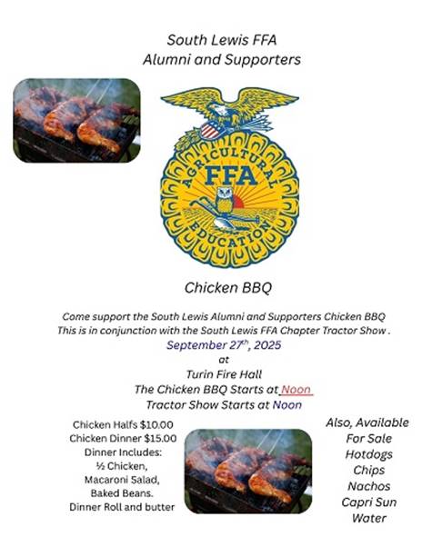 A flyer with text and images of chicken

AI-generated content may be incorrect.