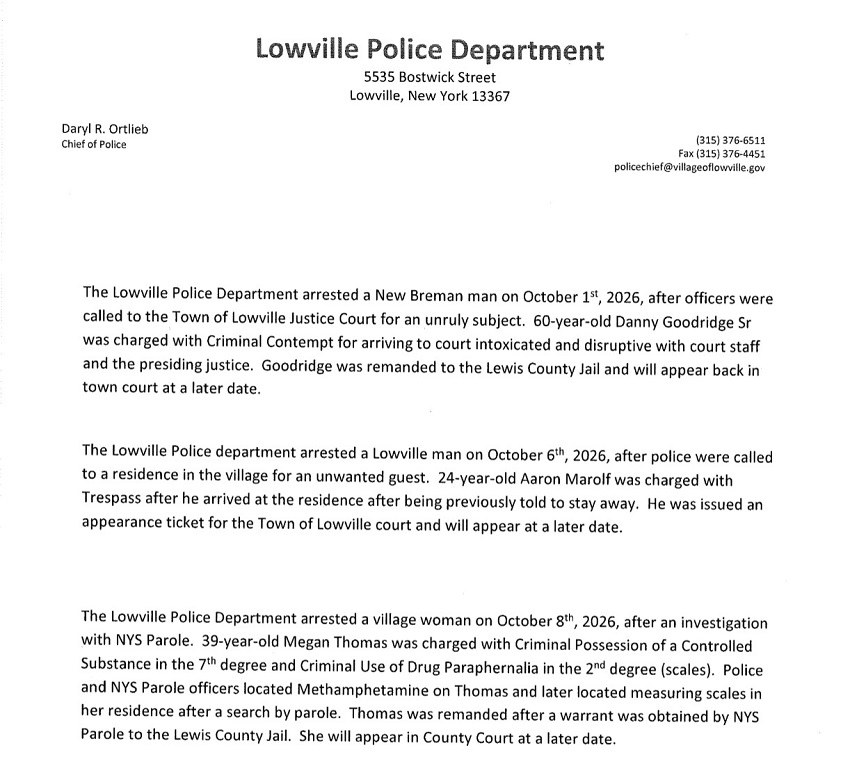 A letter from a police department

AI-generated content may be incorrect.