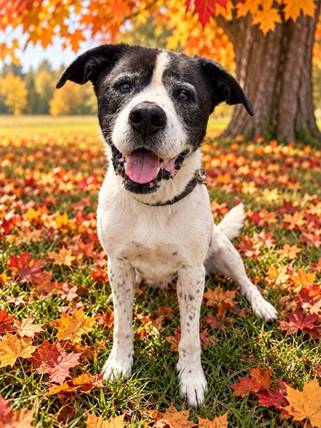 A dog sitting in the grass

AI-generated content may be incorrect.